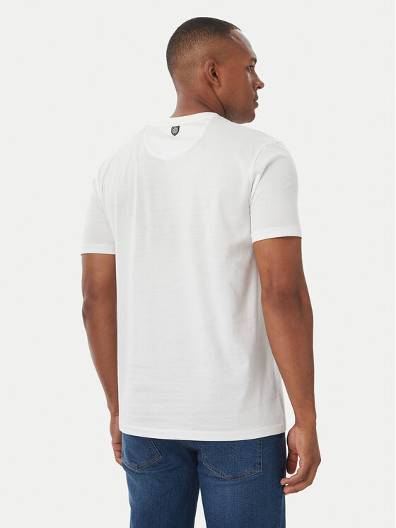 Beverly Hills Polo Club Beverly Hills Polo Club Camiseta M1546 Blanco Regular Fit