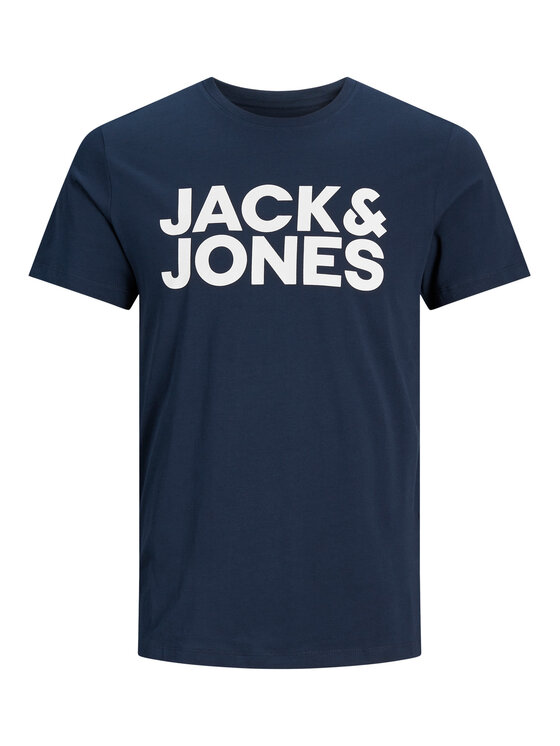 Jack & Jones Jack & Jones Футболка Corp 12151955 Cиній Slim Fit