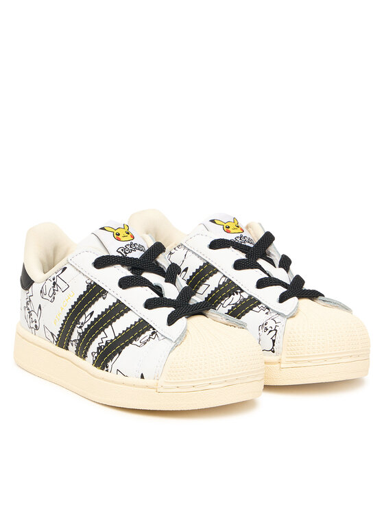 adidas Αθλητικά adidas Pokemon Superstar II Elastic Lace KJ5614 Λευκό