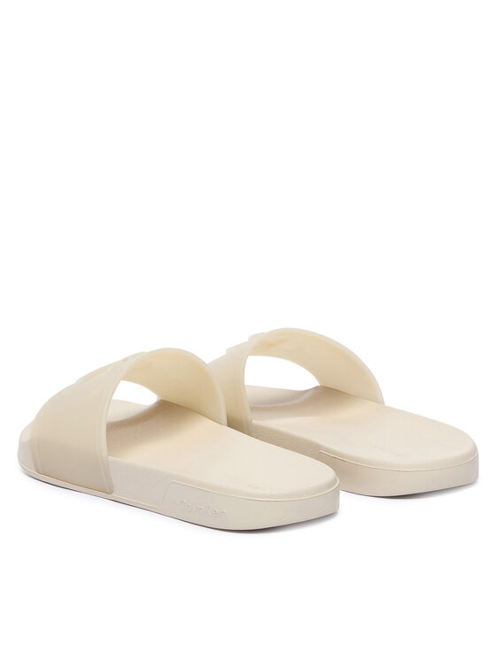 Calvin Klein Natikači Calvin Klein Ess Slide Tpu HW0HW02959 Kremna