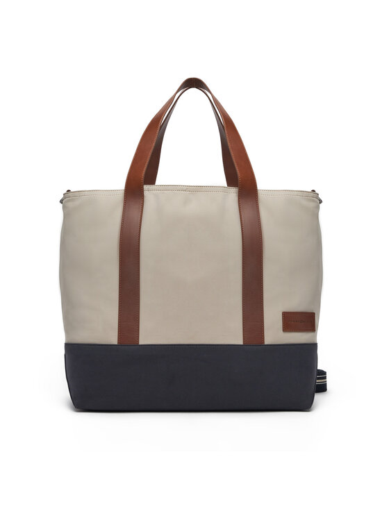 Tommy Hilfiger Pārnēsajamā soma Tommy Hilfiger Th Casual Tote AM0AM13368 Bēšs