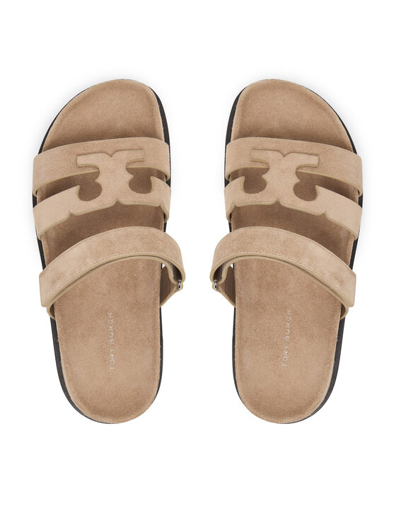 Tory Burch Klapki Tory Burch Ines Sport Slide 163481 Brązowy jasny