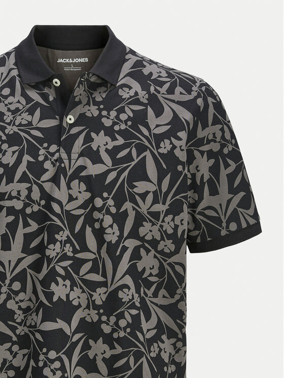 Jack & Jones Jack & Jones Polo majica Jeff 12269236 Črna Standard Fit