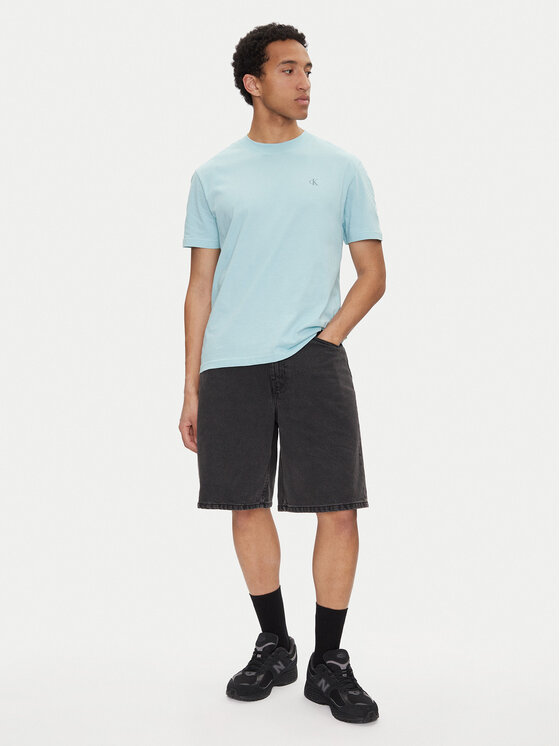 Calvin Klein Jeans Calvin Klein Jeans T-shirt Painted J30J327523 Celeste Regular Fit