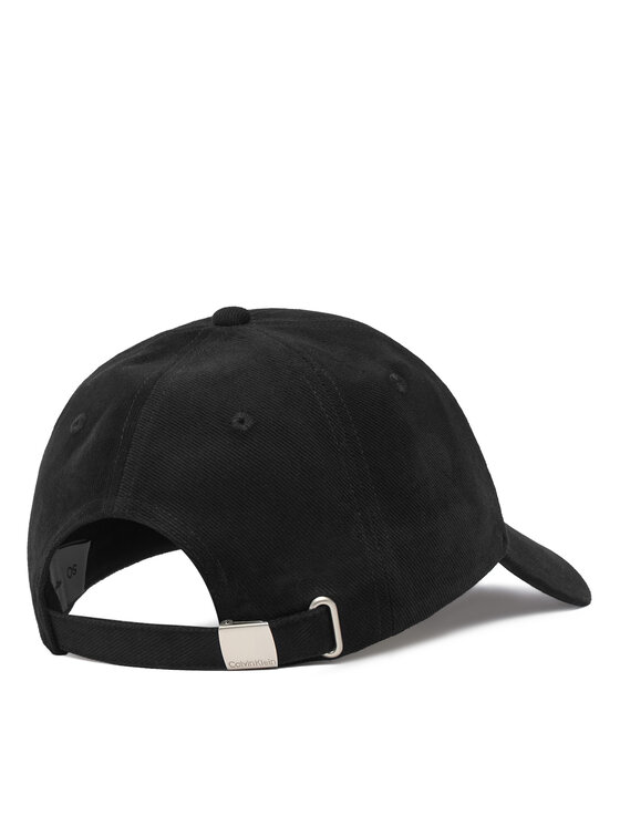 Calvin Klein Kepurė su snapeliu Calvin Klein Lurex Graphic Script Monologo Ca LV04F5115G Juoda