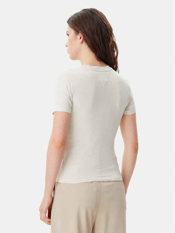 Tommy Jeans Tommy Jeans T-Shirt Tonal Linear DW0DW20315 Μπεζ Slim Fit