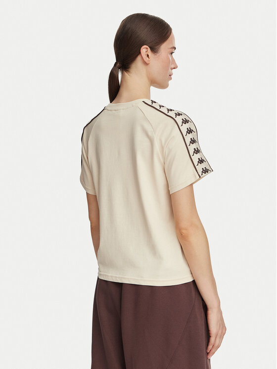 Kappa Kappa Футболка 371U6WW Бежевий Regular Fit