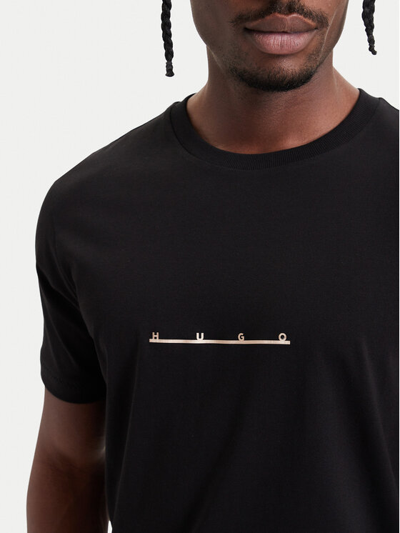 HUGO HUGO Camiseta Datri  50568118 Negro Regular Fit