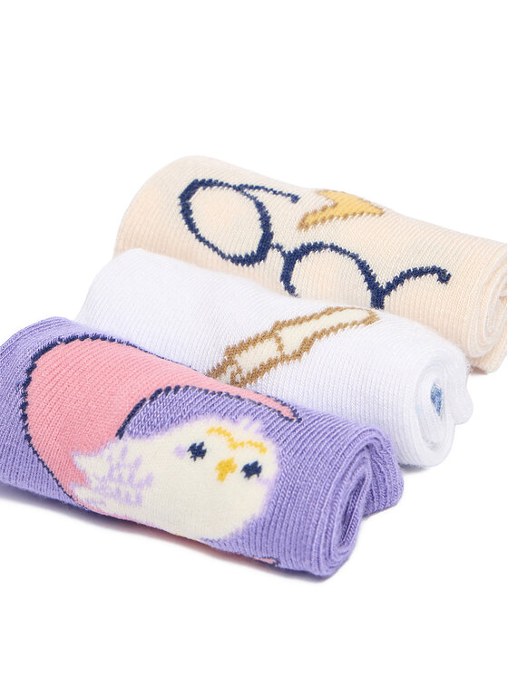Harry Potter Довгі шкарпетки Harry Potter CEO-ACCCS-AW25-301WBHP(3-PACK) Бежевий