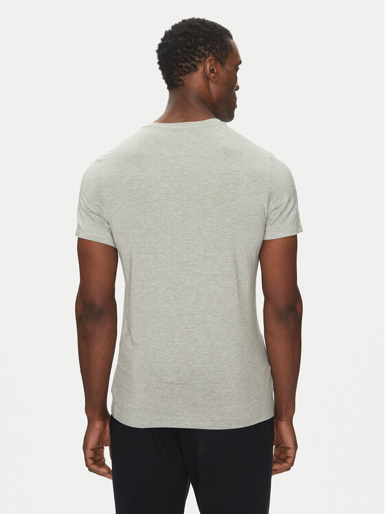 Calvin Klein Underwear Calvin Klein Underwear Majica Henley LV00NM2803 Siva Regular Fit