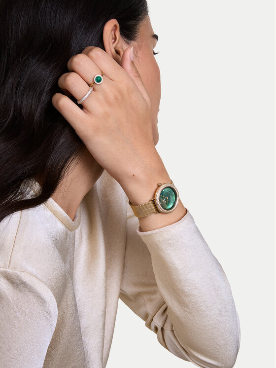 Daniel Wellington Годинник Daniel Wellington Crystalline Bezel 3 DW00100824 Золотий