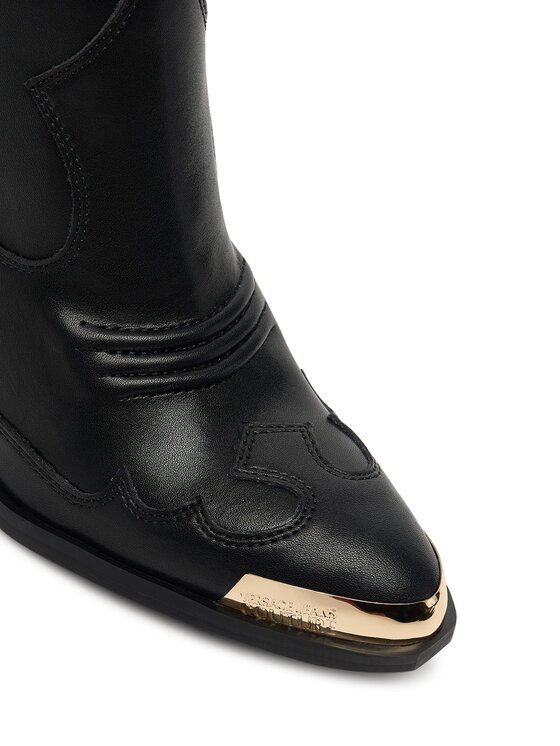 Versace Jeans Couture Kovbojské topánky Versace Jeans Couture 79VA3S12 Čierna
