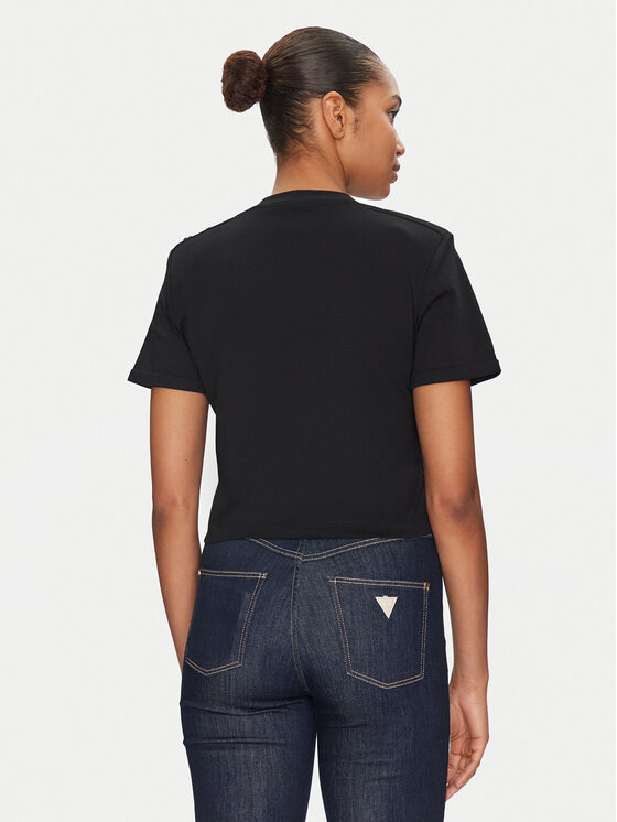 Guess Guess Футболка W5GI15 K8FQ4 Чорний Regular Fit