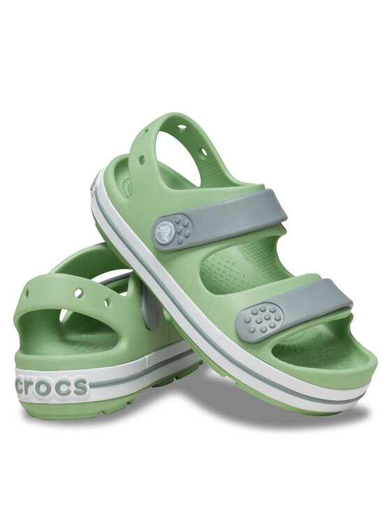 Crocs Sandály Crocs Crocband Cruiser Sandal Kids 209423 Zelená