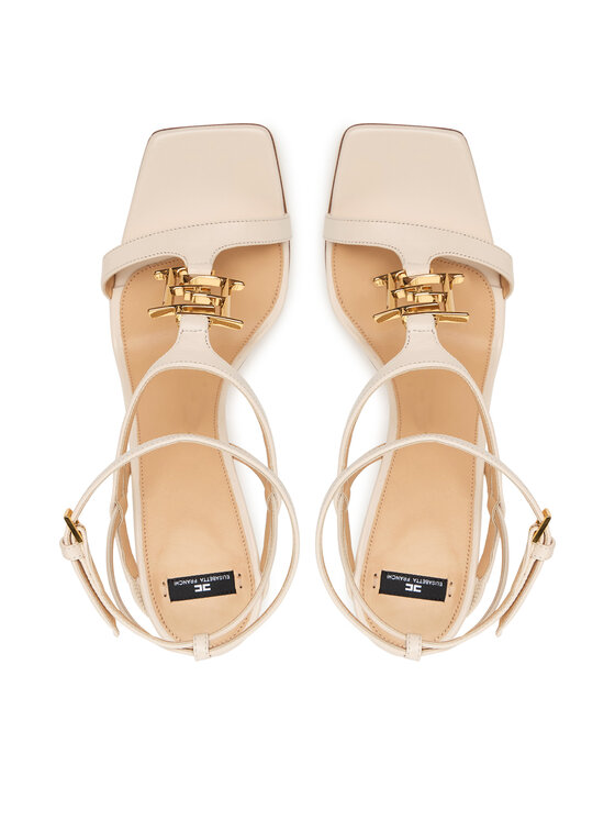 Elisabetta Franchi Босоніжки Elisabetta Franchi SA07B61E2 Écru