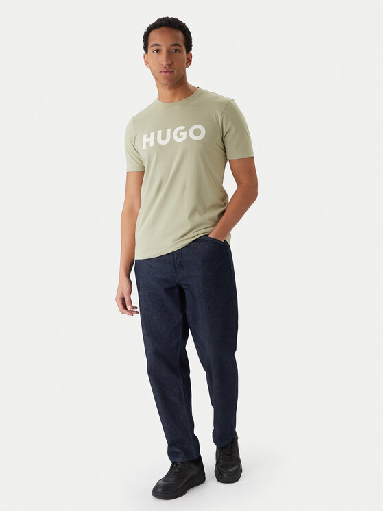 HUGO HUGO Camiseta Dulivio 50467556 Verde Regular Fit