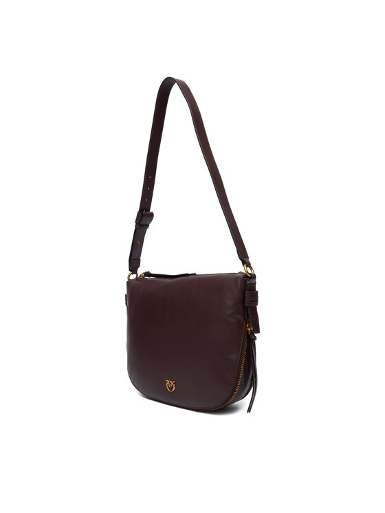 PINKO Torebka PINKO Hobo Zip Around Classic Ai 25-26 PLTT 105113 A0QO Bordowy