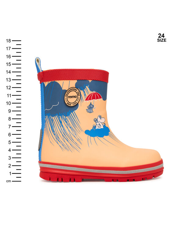 Reima Cizme de cauciuc Reima Moomin Magisk Rain Boots 5400001B-26C1 Portocaliu