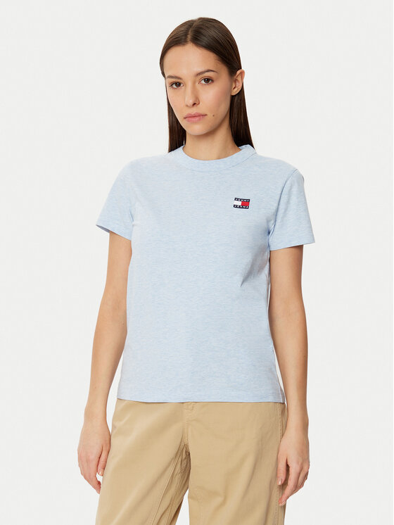 Tommy Jeans Tommy Jeans Camiseta DW0DW20153 Celeste Regular Fit