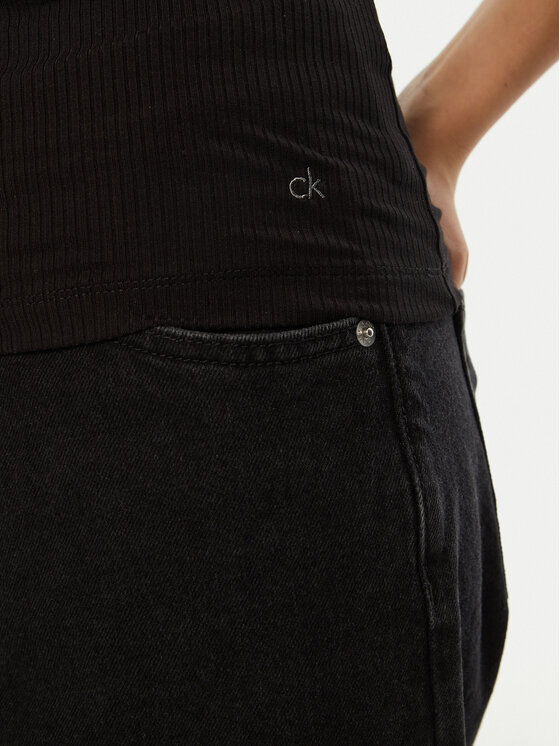 Calvin Klein Calvin Klein Felső K20K208054 Fekete Slim Fit