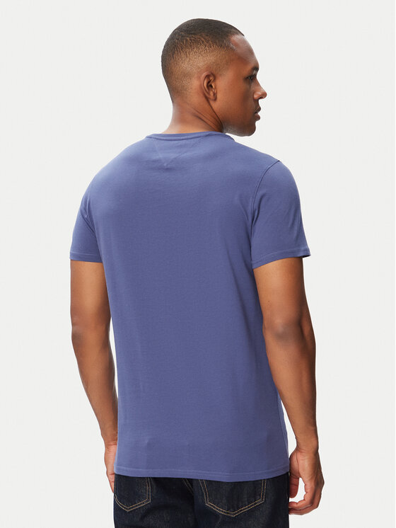 Tommy Jeans Tommy Jeans Majica Jersey DM0DM04411 Modra Slim Fit