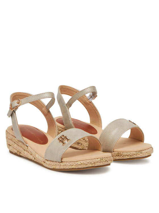 Tommy Hilfiger Espadrilky Tommy Hilfiger T3A7-33803-1833514 S Béžová