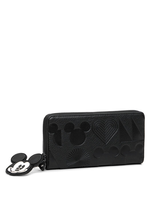 Desigual Portfel Desigual All Mickey Fiona 24WAYP01 Czarny