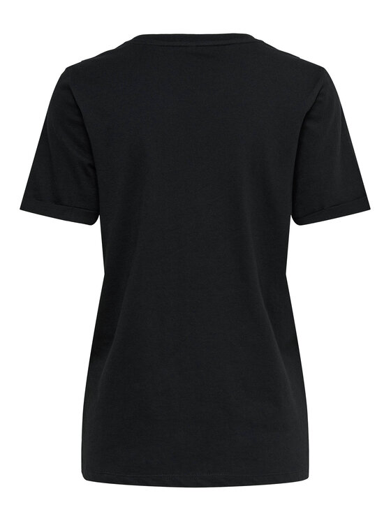 ONLY ONLY Футболка Kita 15244714 Чорний Regular Fit