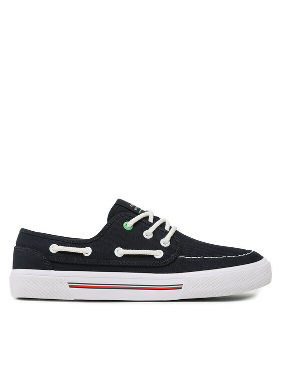 Tommy Hilfiger Zapatillas de tenis Tommy Hilfiger Core Boat Shoe Canvas FM0FM04510 Azul marino