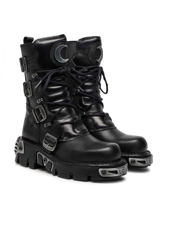 NEW ROCK Botas de combate NEW ROCK M-373LUNA-S1 Negro