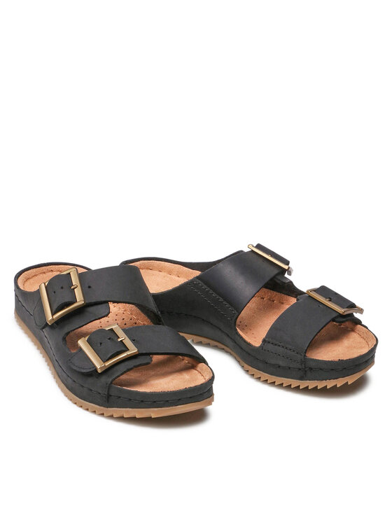 Clarks Iešļūcenes Clarks Brookleigh Sun 261650574 Melns