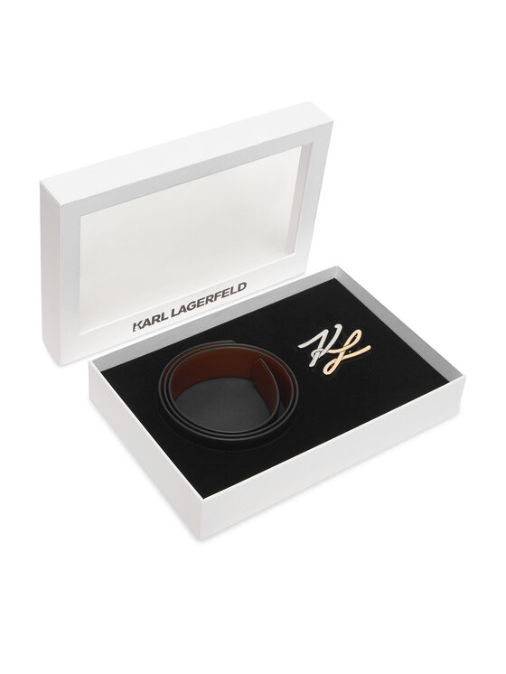 KARL LAGERFELD Dámsky opasok KARL LAGERFELD B1W33044 Čierna