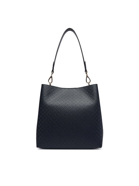 Tommy Hilfiger Borsetta Tommy Hilfiger Th Icon Shoulder Bag Mono AW0AW19000 Blu scuro