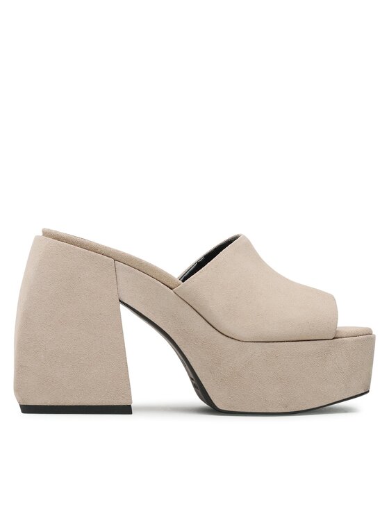 PINKO Chanclas PINKO Margaux Wedge PE 23 BLKS1 100653 A0N8 Beis