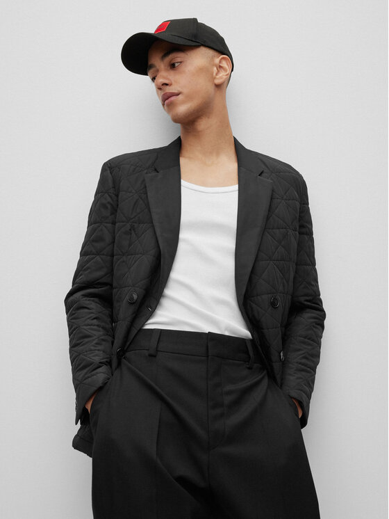 HUGO Καπέλο Jockey Hugo 50492745 Μαύρο