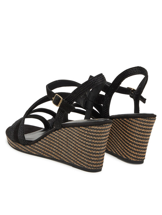 Tamaris Espadrilky Tamaris 1-28323-44 Čierna