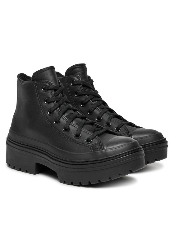 Converse Μποτίνια Converse Chuck Taylor All Star Lugged Heel Leather Platform A10369C Μαύρο