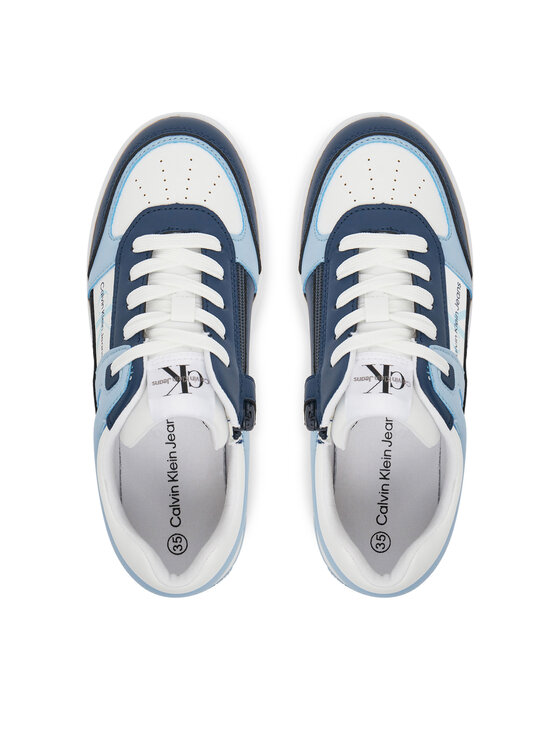 Calvin Klein Jeans Superge Calvin Klein Jeans Low Cut Lace-Up Sneaker V3X9-82091-1355 Modra