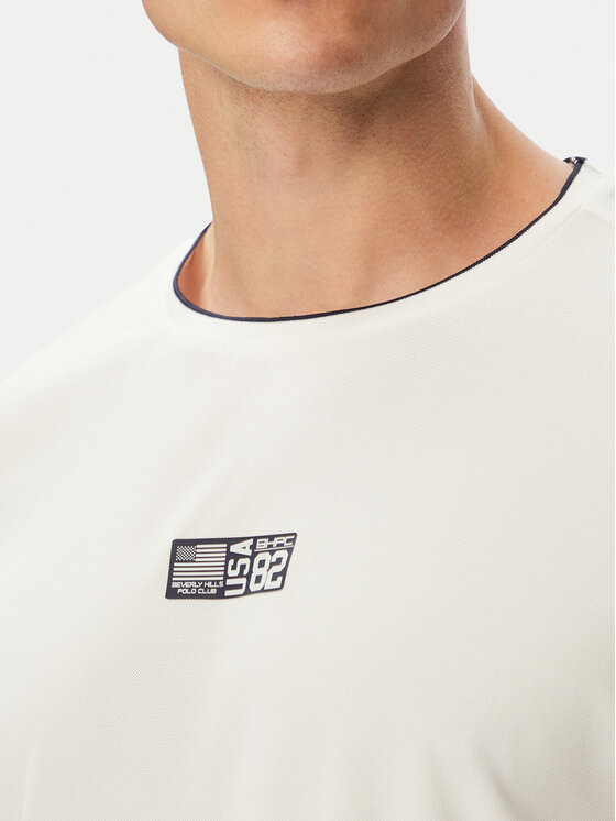 Beverly Hills Polo Club Beverly Hills Polo Club Футболка P-SS26M-TS0172 Білий Regular Fit