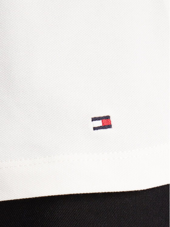 Tommy Hilfiger Tommy Hilfiger Polo Gold Button WW0WW45768 Εκρού Slim Fit
