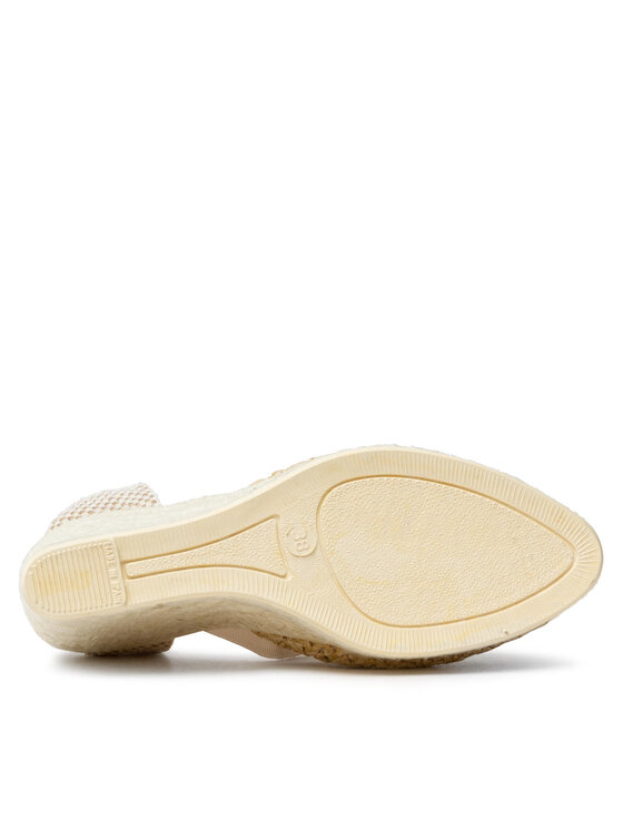 Manebi Espadryle Manebi Wedge Valenciana W 2.7 WV Beżowy