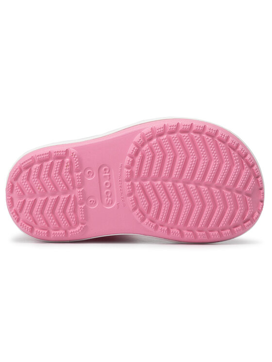 Crocs Гумові чоботи Crocs Crocband Rain Boot K 205827 Рожевий
