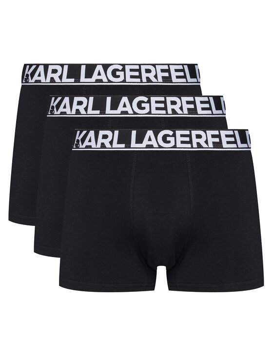 KARL LAGERFELD KARL LAGERFELD Conjunto de calzoncillos boxer A3M47010 Negro