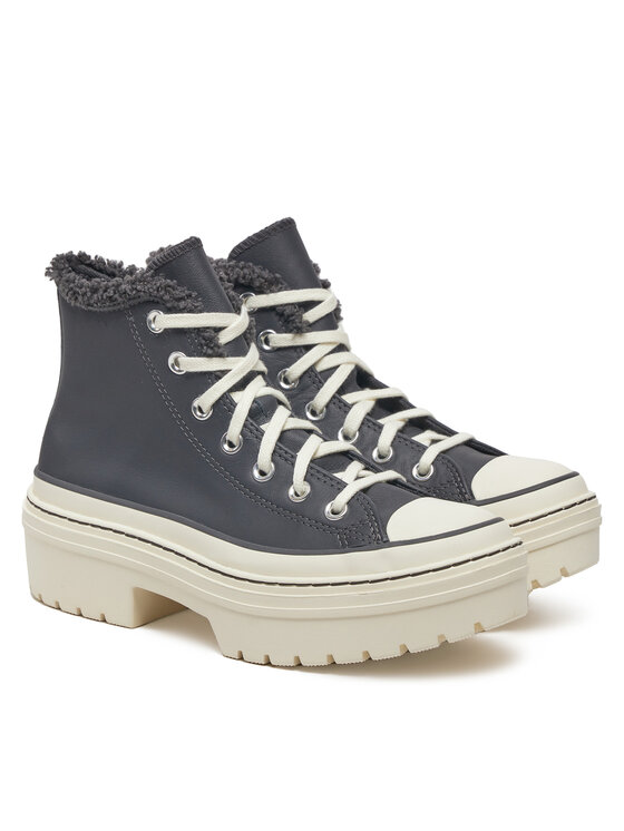 Converse Scarpe da ginnastica Converse Chuck Taylor All Star Lugged Heel Sherpa A10152C 094 Blu scuro