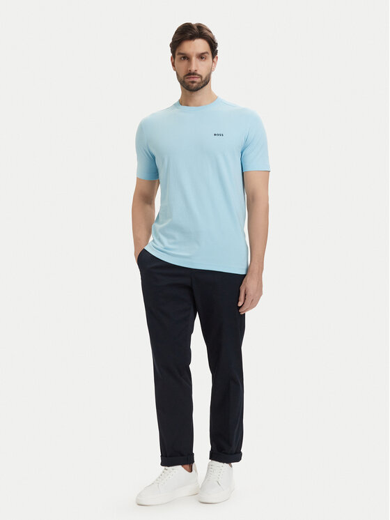 BOSS BOSS Camiseta Tee 50506373 Azul claro Regular Fit
