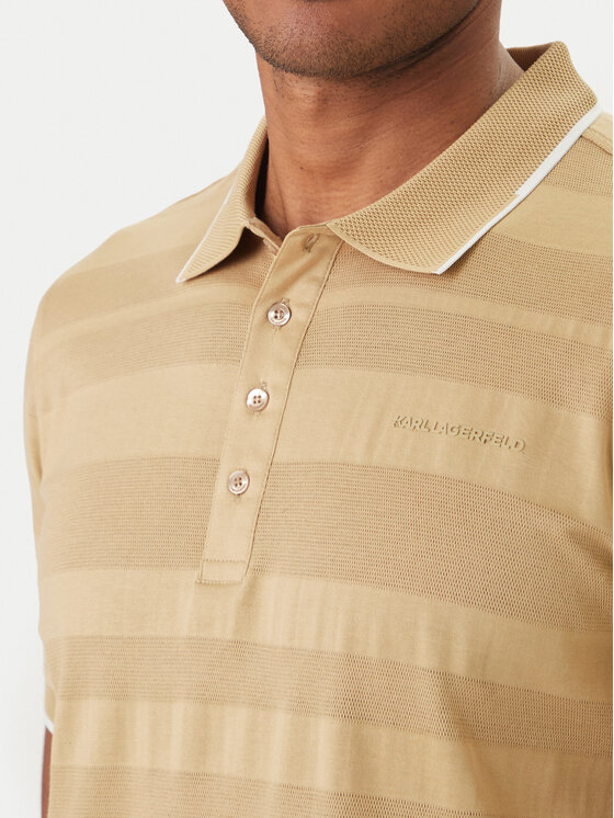 KARL LAGERFELD KARL LAGERFELD Polo 745006 562201 Beis Regular Fit
