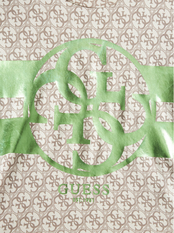 Guess Guess Футболка J5RI04 K6YW4 Бежевий Regular Fit