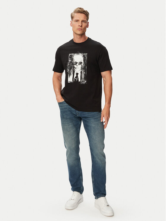 Karl Lagerfeld Jeans Karl Lagerfeld Jeans Camiseta B3M17006 Negro Regular Fit