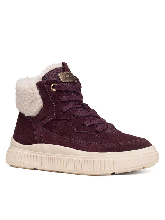 Geox Зимни обувки Geox J Laquinny Girl Wpf J56NFA 00022 C7357 S Бордо
