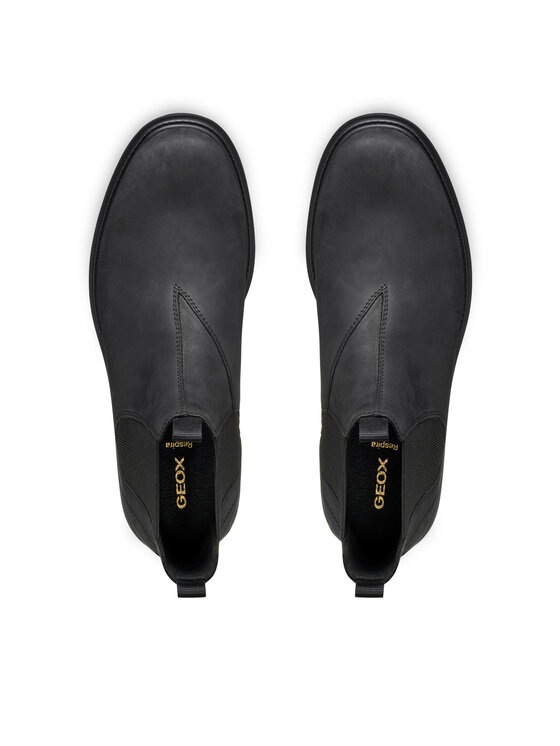 Geox Členková obuv s elastickým prvkom Geox U Spherica Ec7 U46FRA 000FF C9997 Čierna